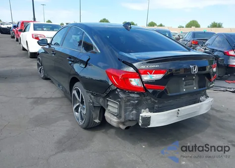 2021 Honda Accord Sport from USA, damaged, VIN 1HGCV1F34MA079454